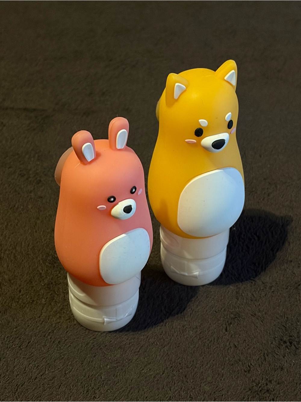 Fox & Bunny Travel Soap Dispensers
